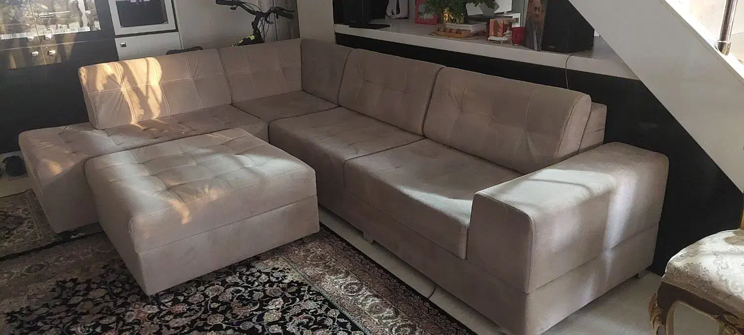 مبلمان راحتی همراه با ناهار خوری ۸نفره|مبلمان خانگی و میز عسلی|تهران, اکباتان|دیوار