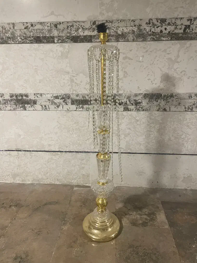 آباژور بلند کریستالی|چراغ خواب و آباژور|کرج, گوهردشت|دیوار