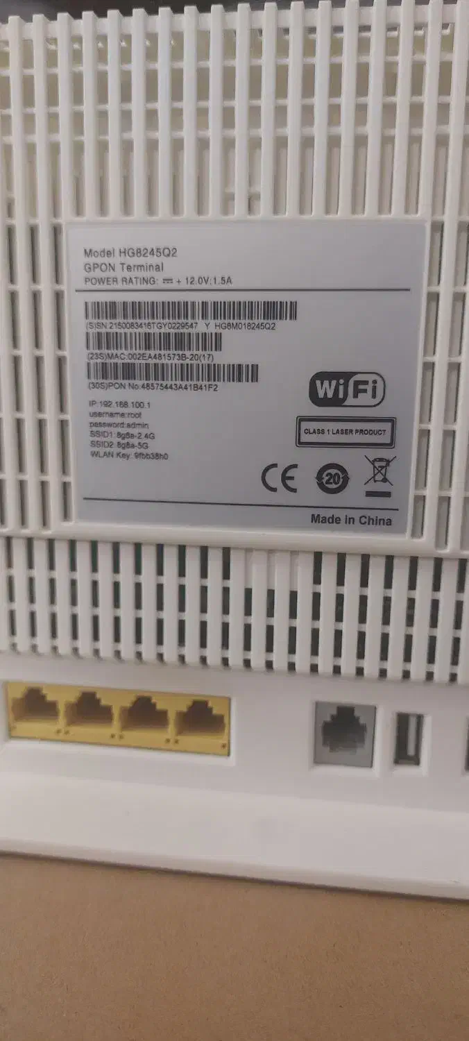 مودم فیبرنوری هواوی|مودم و تجهیزات شبکه|قم, پردیسان|دیوار