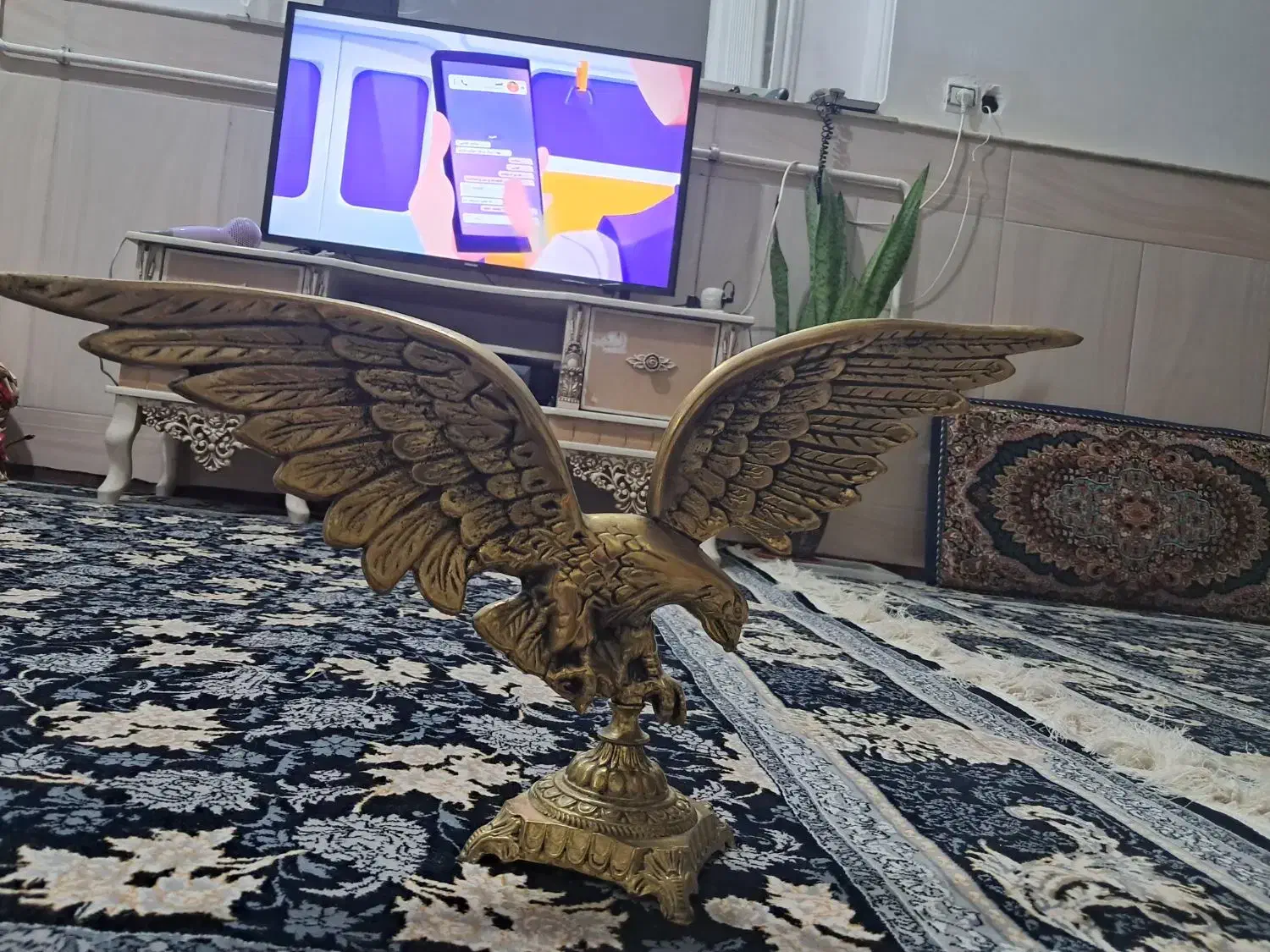 برنز عقاب|مجسمه، تندیس، ماکت|قم, علی آباد|دیوار