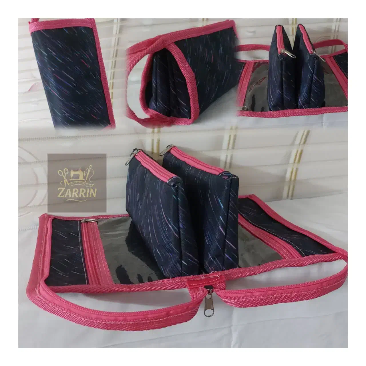 کیف آرایشی چهار زیپ|کیف، کفش، کمربند|قم, انسجام|دیوار