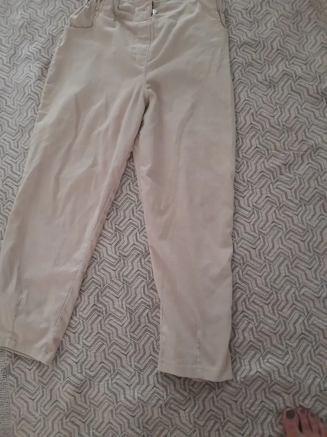 شلوار کرم رنگ جنس بنگال|لباس|بوکان, |دیوار