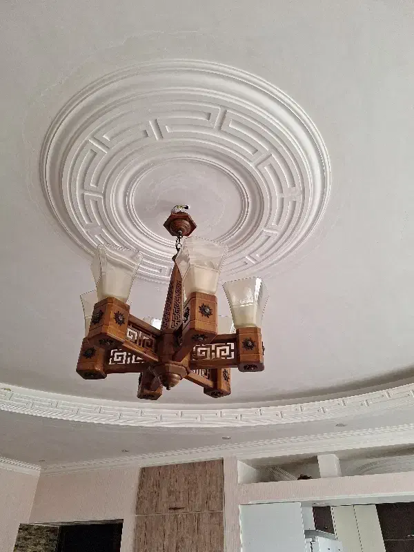 لوستر چوبی|لوستر و چراغ آویز|هشتگرد, هشتگرد قدیم|دیوار