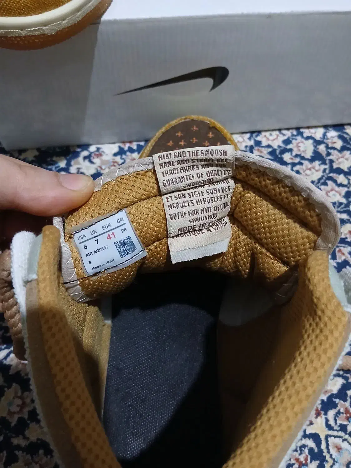 نیم بوت نایک سایز41|کیف، کفش، کمربند|کرج, ساسانی (قلمستان)|دیوار