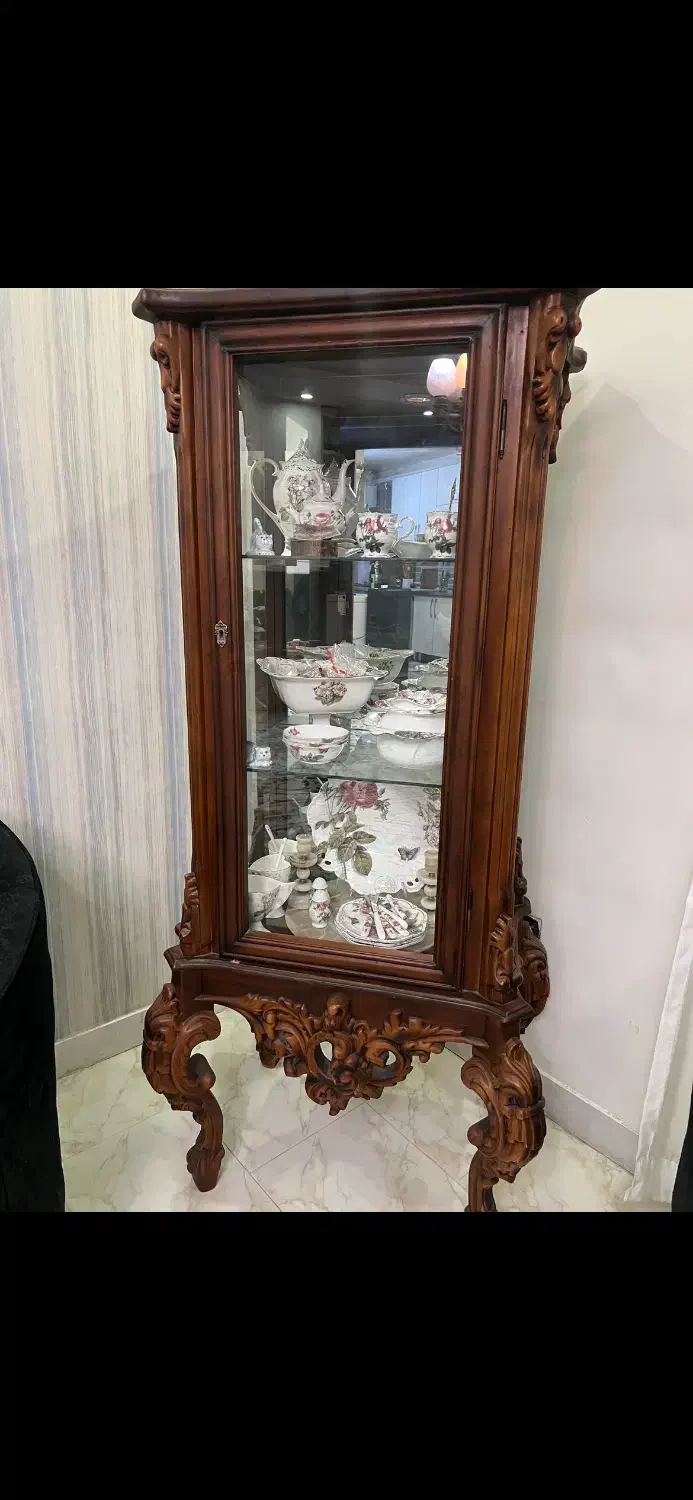 بوفه چوب گردو|بوفه، ویترین، کنسول|فردیس, شهرک ناز|دیوار