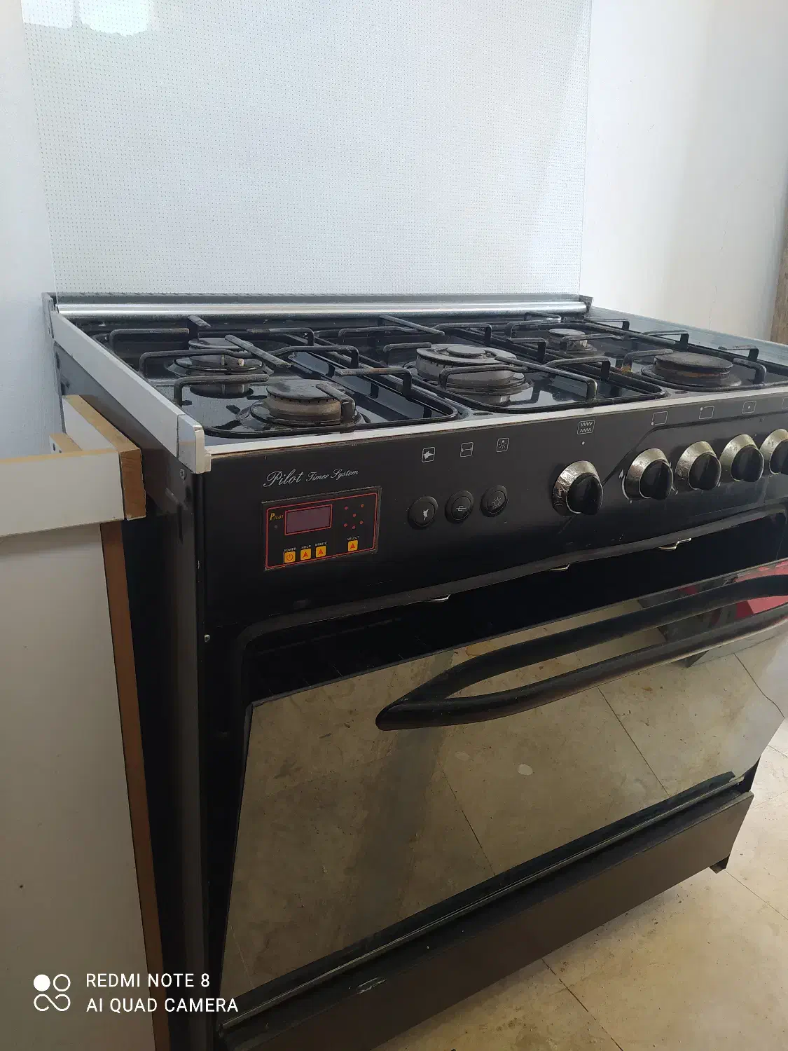 اجاق گاز فردار ۵شعله تایمردار پیلوت|اجاق گاز و لوازم برقی پختوپز|نیر (اردبیل), |دیوار