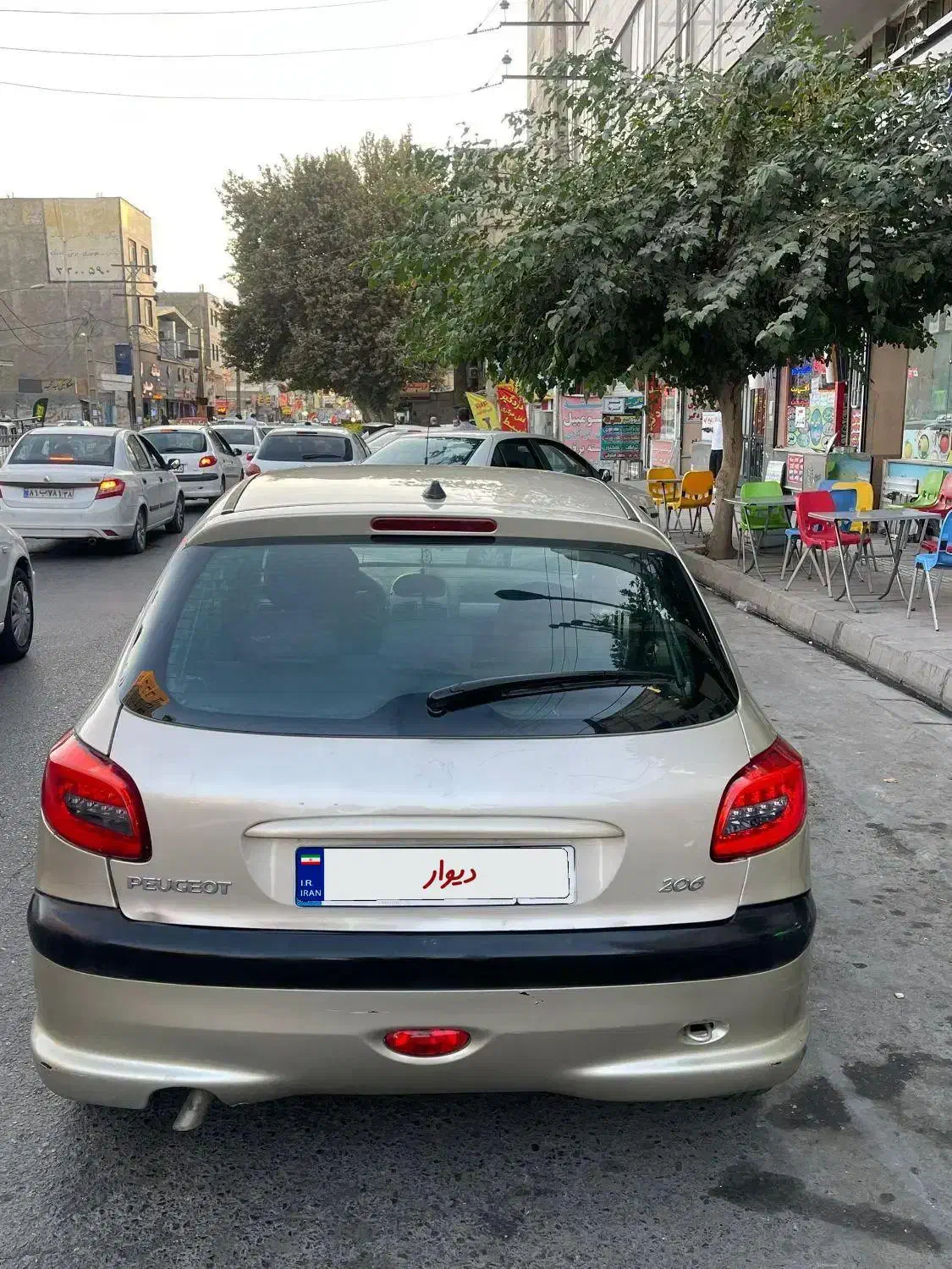 206 بژ مدل 86|خودرو سواری و وانت|کرج, احدآباد|دیوار