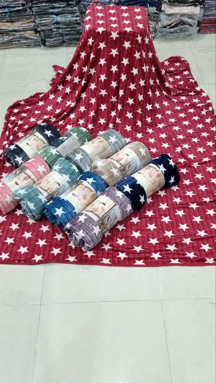 پتو دونفره ستاره ای|رختخواب، بالش، پتو|قم, شاد قلی|دیوار