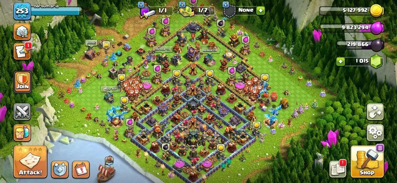 اکانت بازی کلش تاون 17|کنسول، بازی ویدئویی و آنلاین|ری, علایین|دیوار