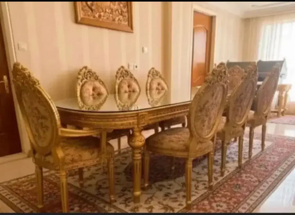 فروش مبلمان سلطنتی ۱۲نفره|مبلمان خانگی و میز عسلی|یزد, |دیوار