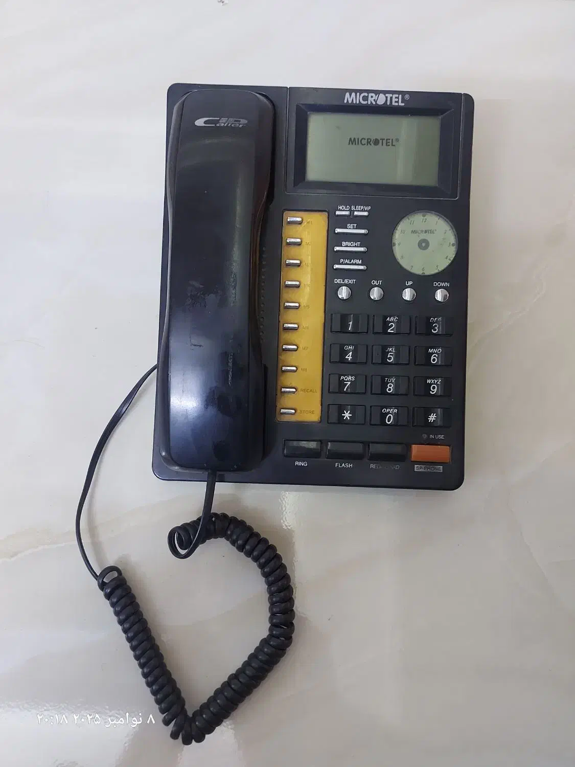 گوشی تلفن ثابت عتیقه قدیمی میکروتل|تلفن رومیزی|اردبیل, |دیوار