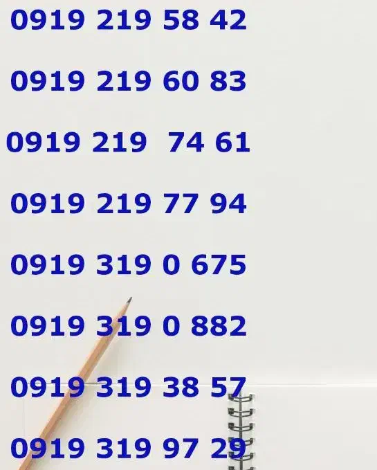 0919.3087616|سیم‌کارت|کرج, بنیاد|دیوار