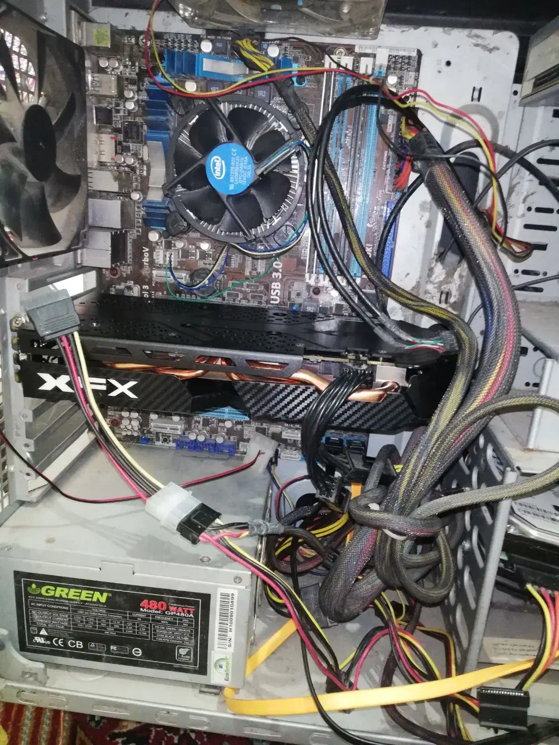 کیس گیمینگ rx580|رایانه رومیزی|اصفهان, بهارستان|دیوار