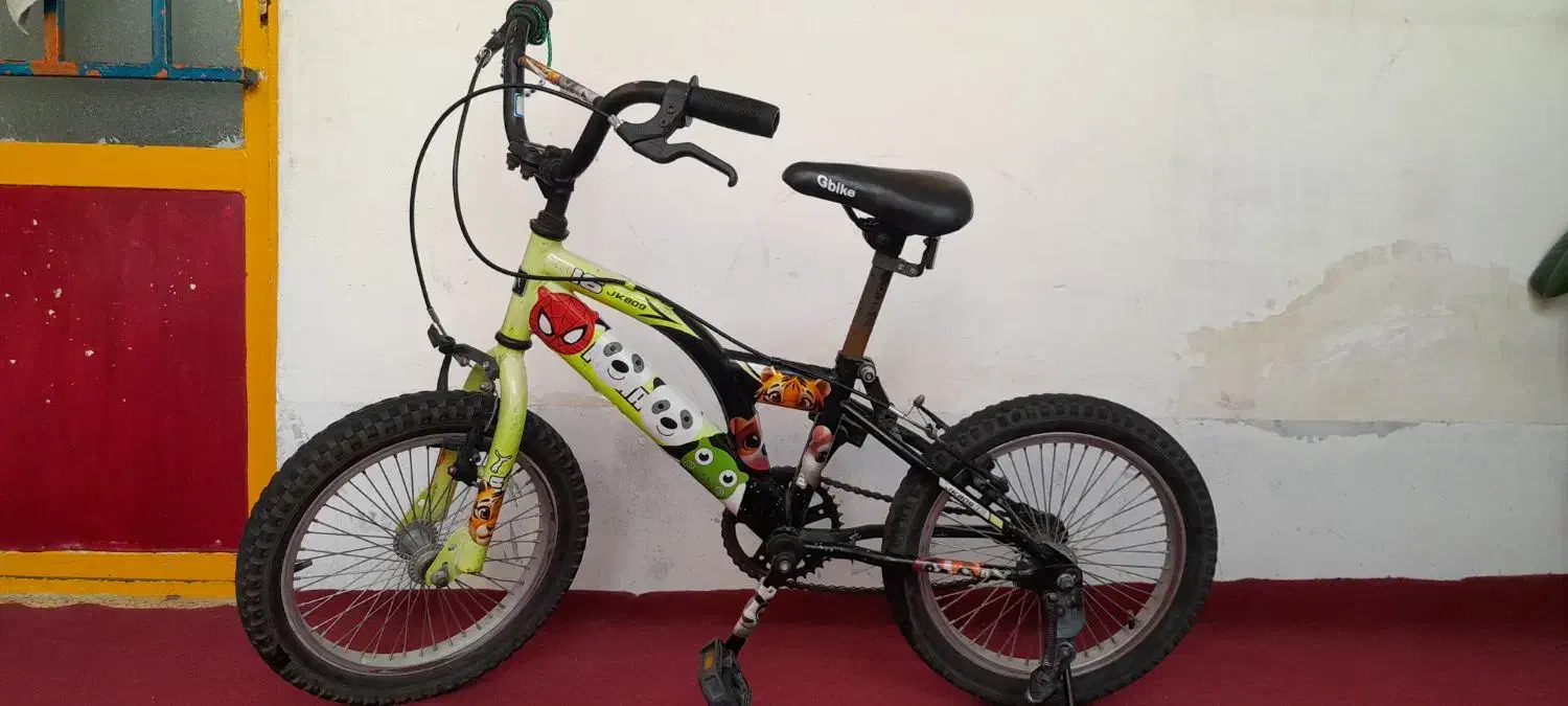 دوچرخه 16 کاملا سالم سبز رنگ|دوچرخه، اسکیت، اسکوتر|قدس, شهر‌قدس|دیوار