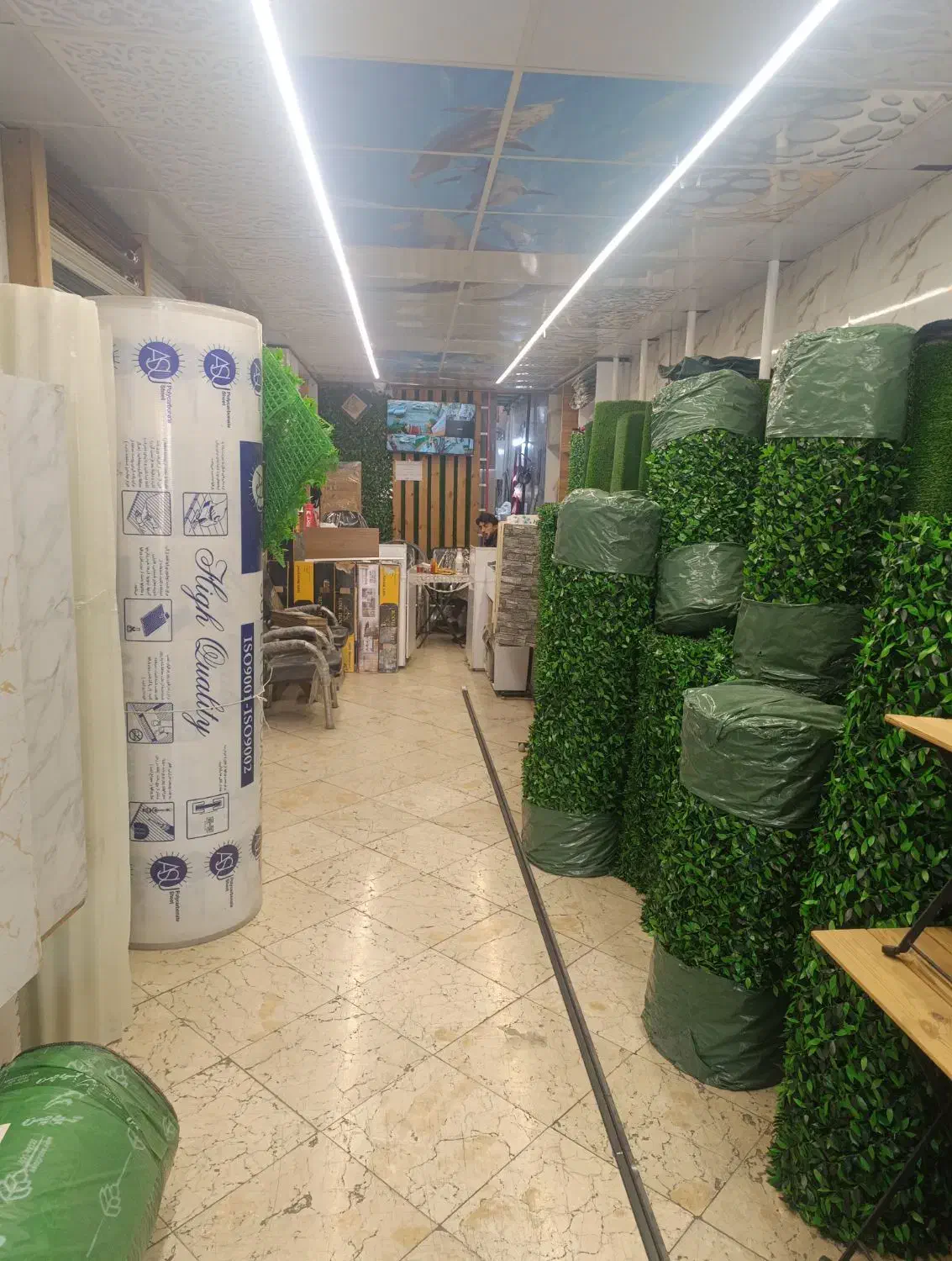 پخش انواع چمن وفنس پلی کربنات ترمووال اسفنج قرنیز|مصالح و تجهیزات ساختمان|بومهن, |دیوار