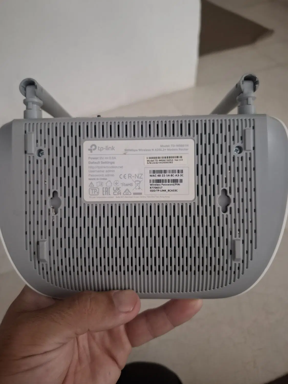 مدم ADSL TP Link|مودم و تجهیزات شبکه|کرج, حیدرآباد|دیوار