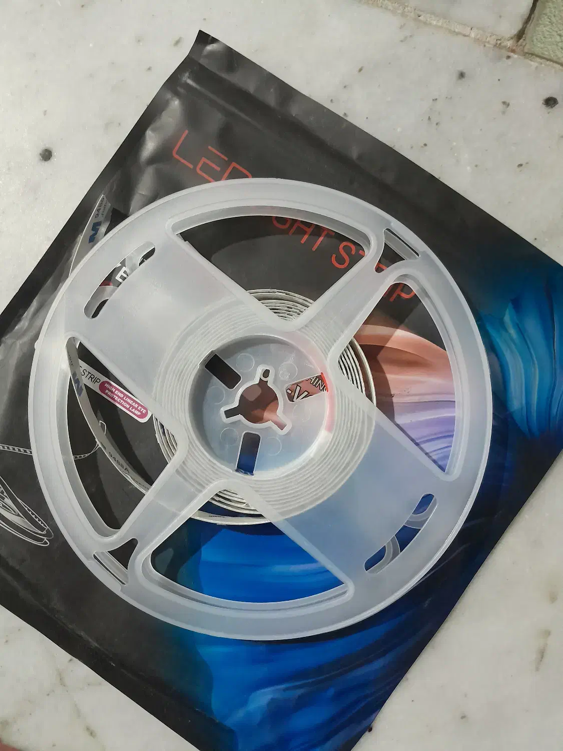 ریسه LED رنگ یخی ۴ متر|ریسه و چراغ تزئینی|کرمان, |دیوار