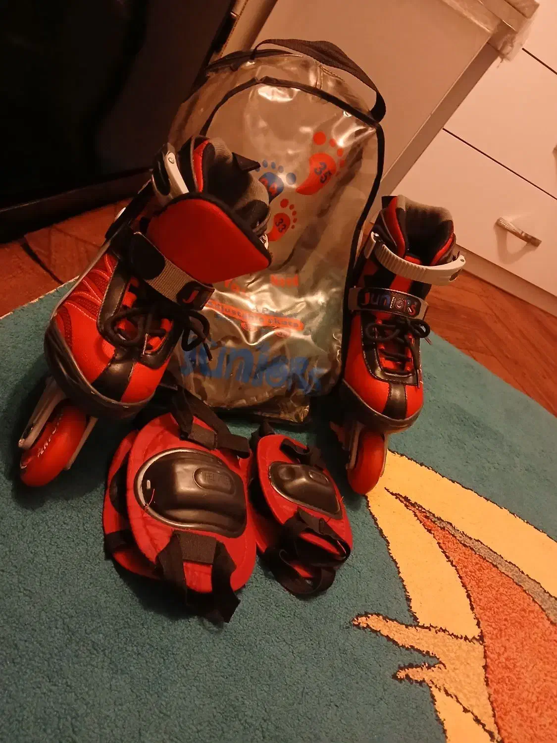 اسکیت جونیور ۳۲ تا ۳۸|دوچرخه، اسکیت، اسکوتر|مسجد سلیمان, |دیوار