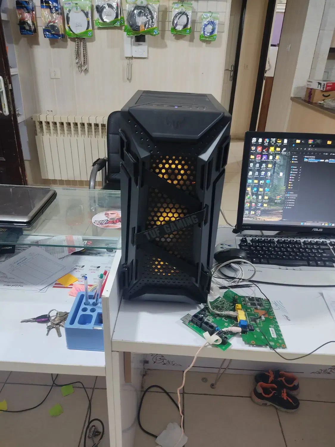 سیستم گیمینگ و کار حرفه ای|رایانه رومیزی|پرند, فاز ۲|دیوار