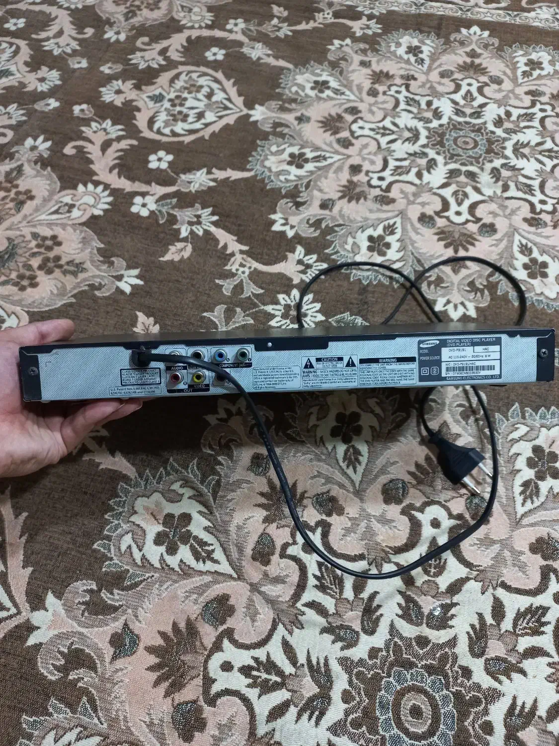 دستگاه دی وی دی سامسونگ اصلی با کنترل|پخشکننده DVD و ویدیو|فردیس, شهرک ۱۱۰|دیوار
