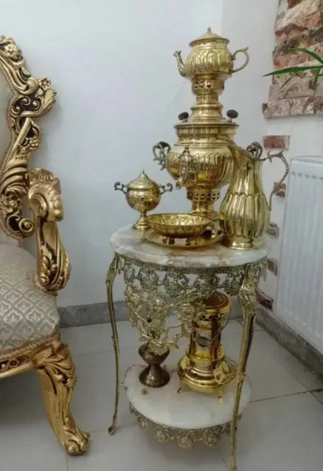 تعدادی وسیله شیک و لوکس منزل|سماور، چایساز، قهوهساز|ایوان, |دیوار