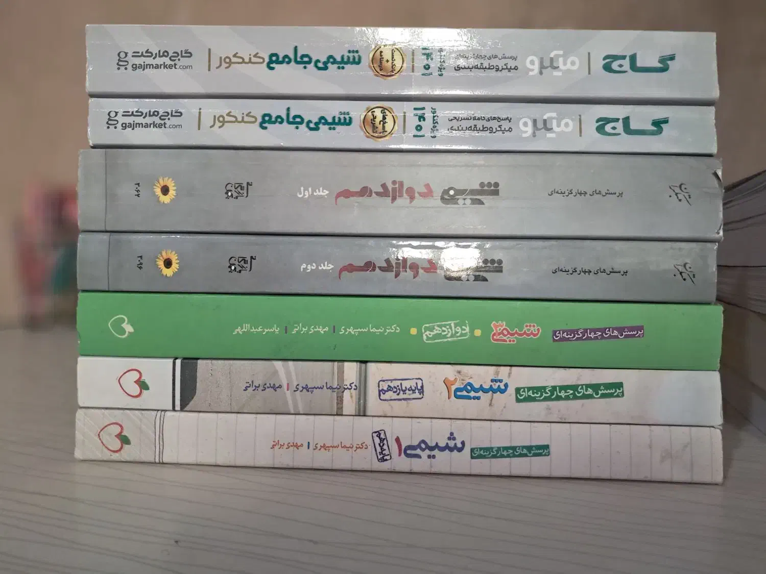 فروش مجموعه کتابهای شیمی پایه و کنکور|کتاب و مجله آموزشی|گنبد کاووس, |دیوار