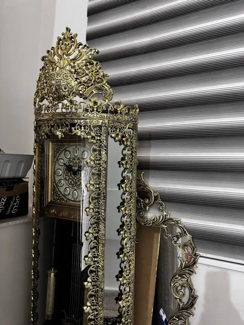 ساعت برنز شیک با بهترین دکوراسیون|ساعت دیواری و تزئینی|ماکو, |دیوار