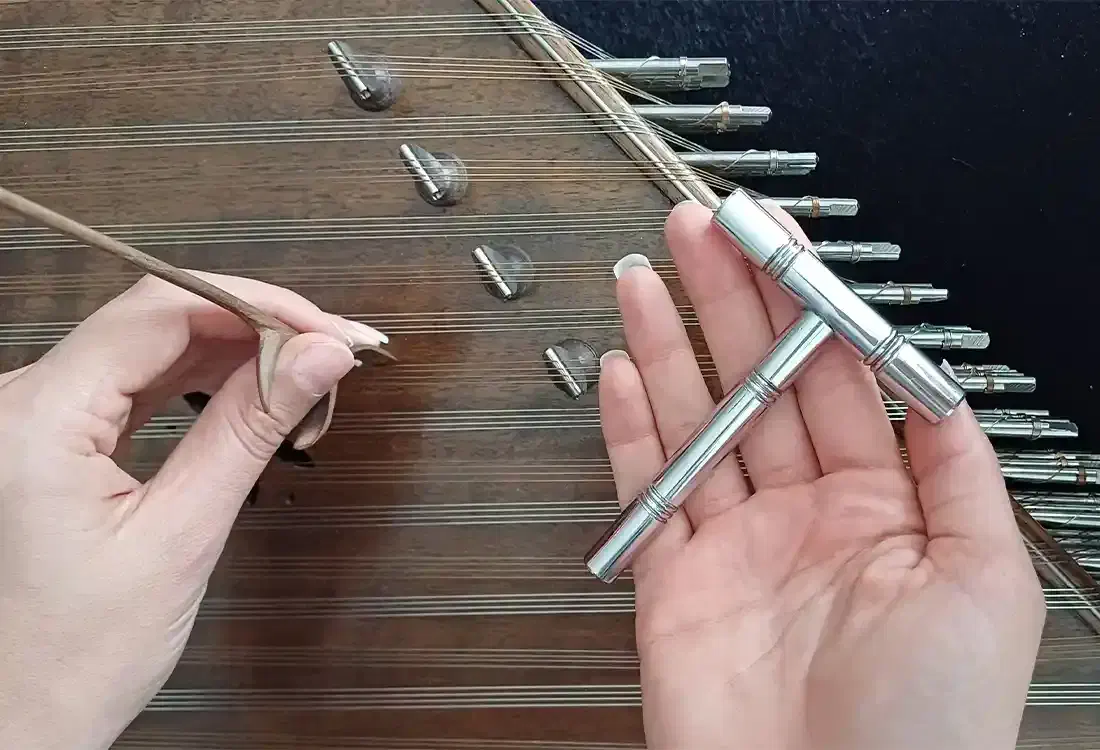 کوک سنتور|سازهای سنتی|اصفهان, بهارستان|دیوار