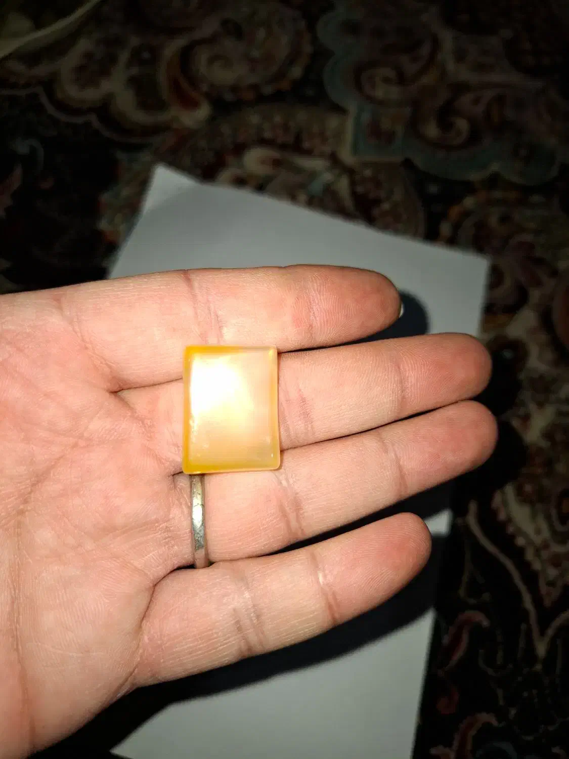 سنگ عقیق شرف الشمس اصل|جواهرات|اهواز, کوی علوی|دیوار