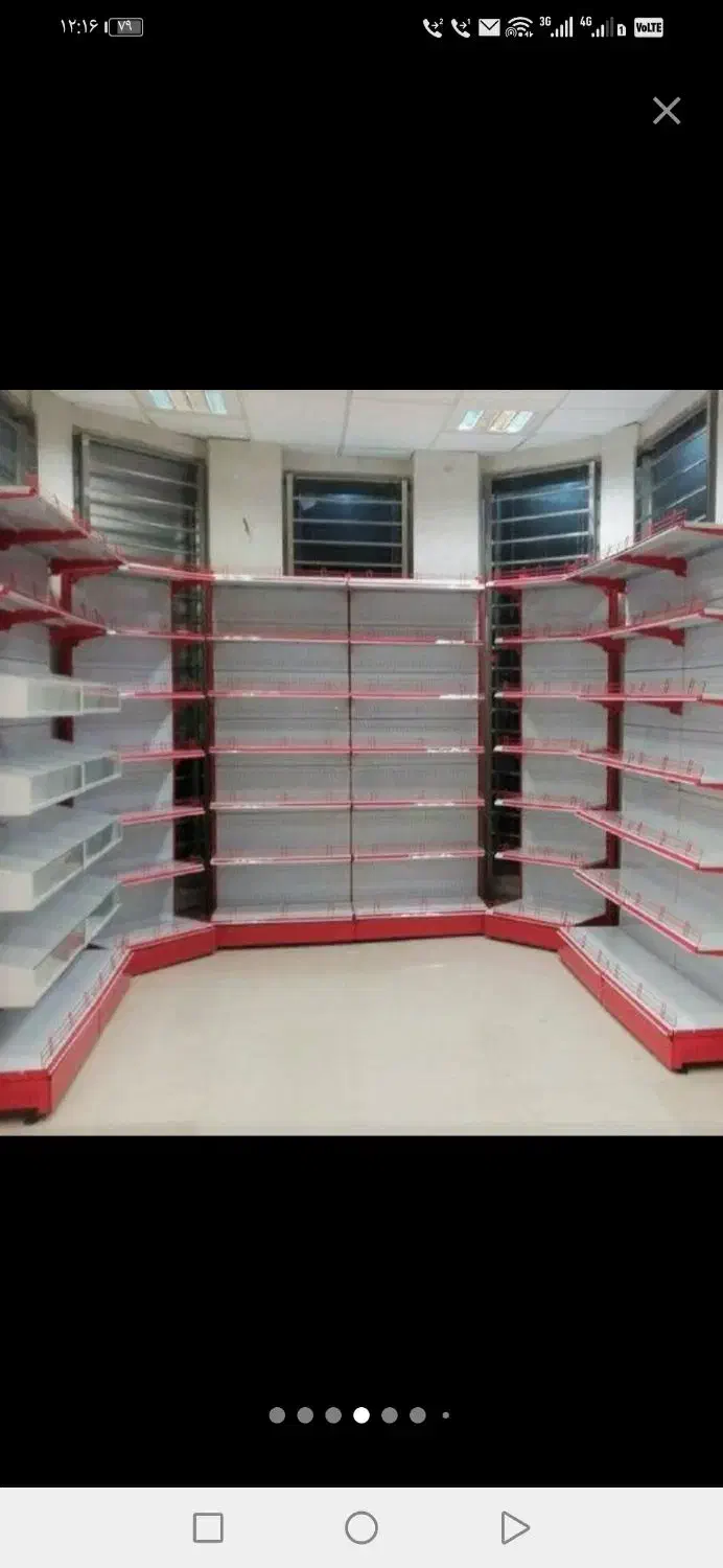 قفسه با زمینه ای سفید/قفسه هایپری|فروشگاه و مغازه|کرج, حصار|دیوار