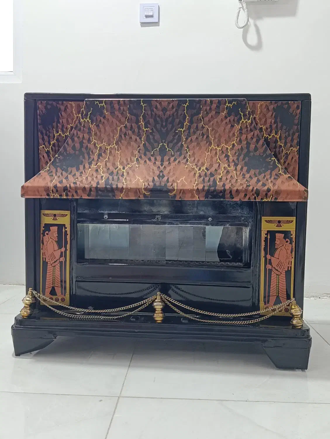 بخاری شومینه گازی|بخاری، هیتر، شومینه|الیگودرز, |دیوار