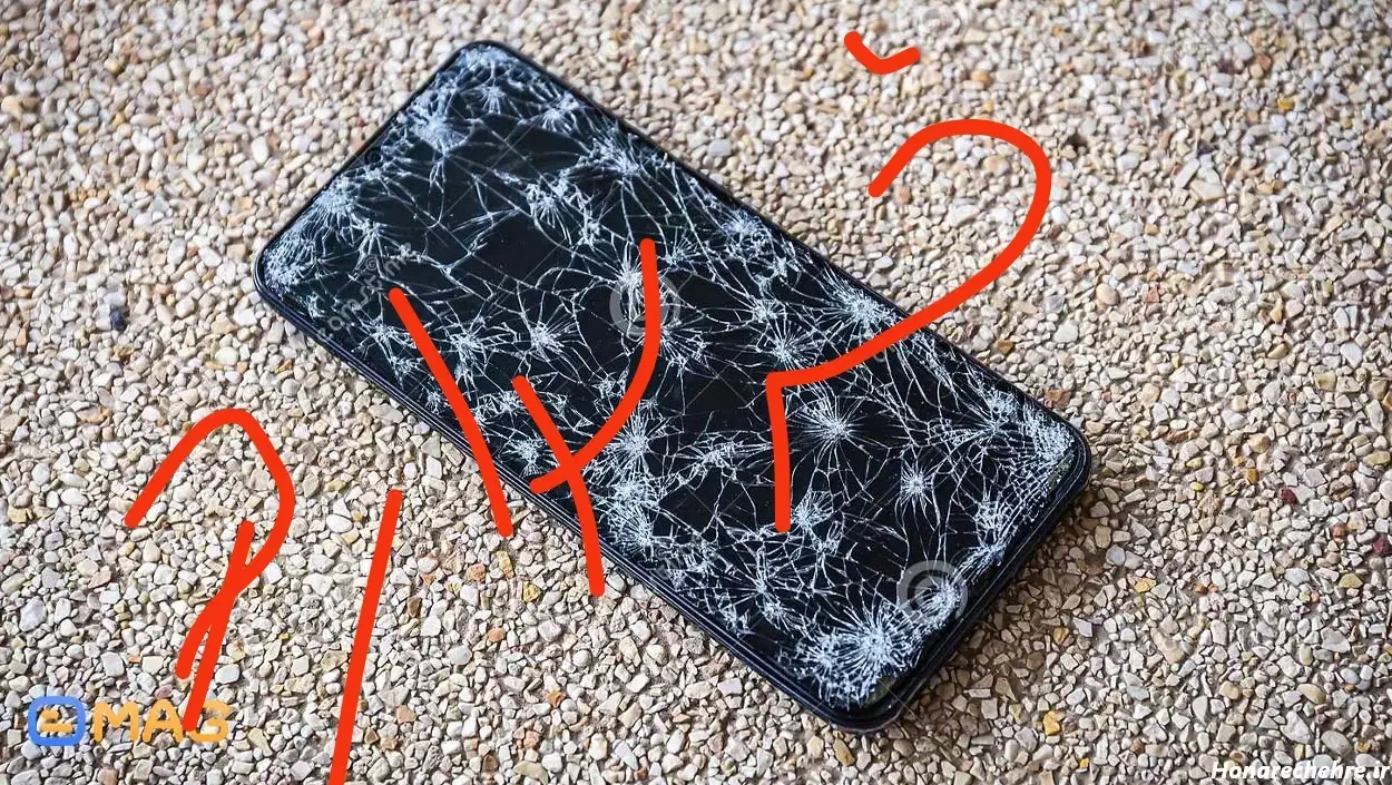 گوشی شکسته|موبایل|همدان, |دیوار