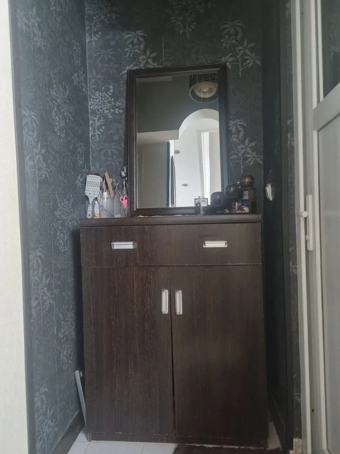 جا کفشی کنسول با آینه|جاکفشی، کمد، دراور|تهران, بهداشت|دیوار