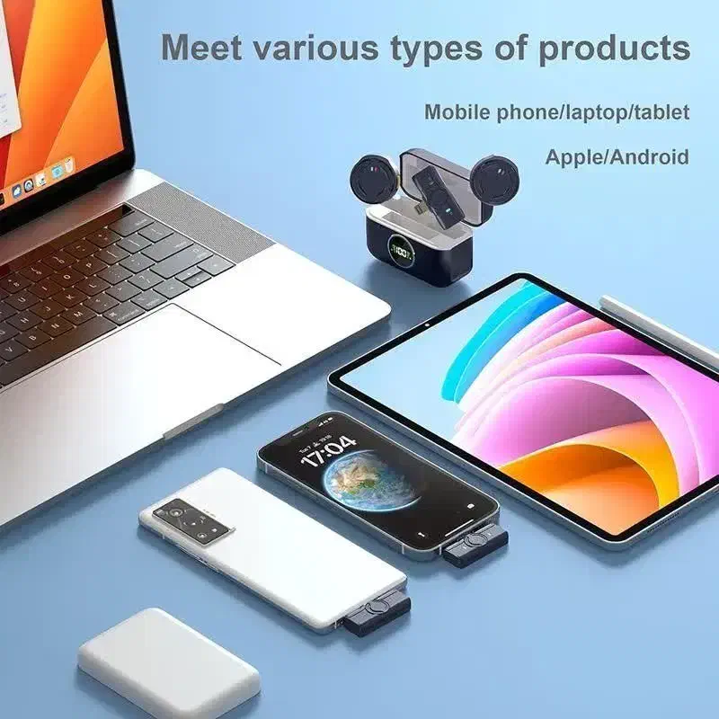 میکروفون یقه ای بی سیم مدل Q81 - دو فرستنده|لوازم جانبی موبایل و تبلت|شیروان (خراسان), |دیوار