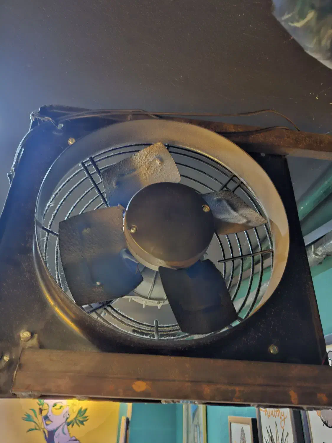 هواکش صنعتی|پنکه و تصفیه‌کنندهٔ هوا|وحیدیه, |دیوار