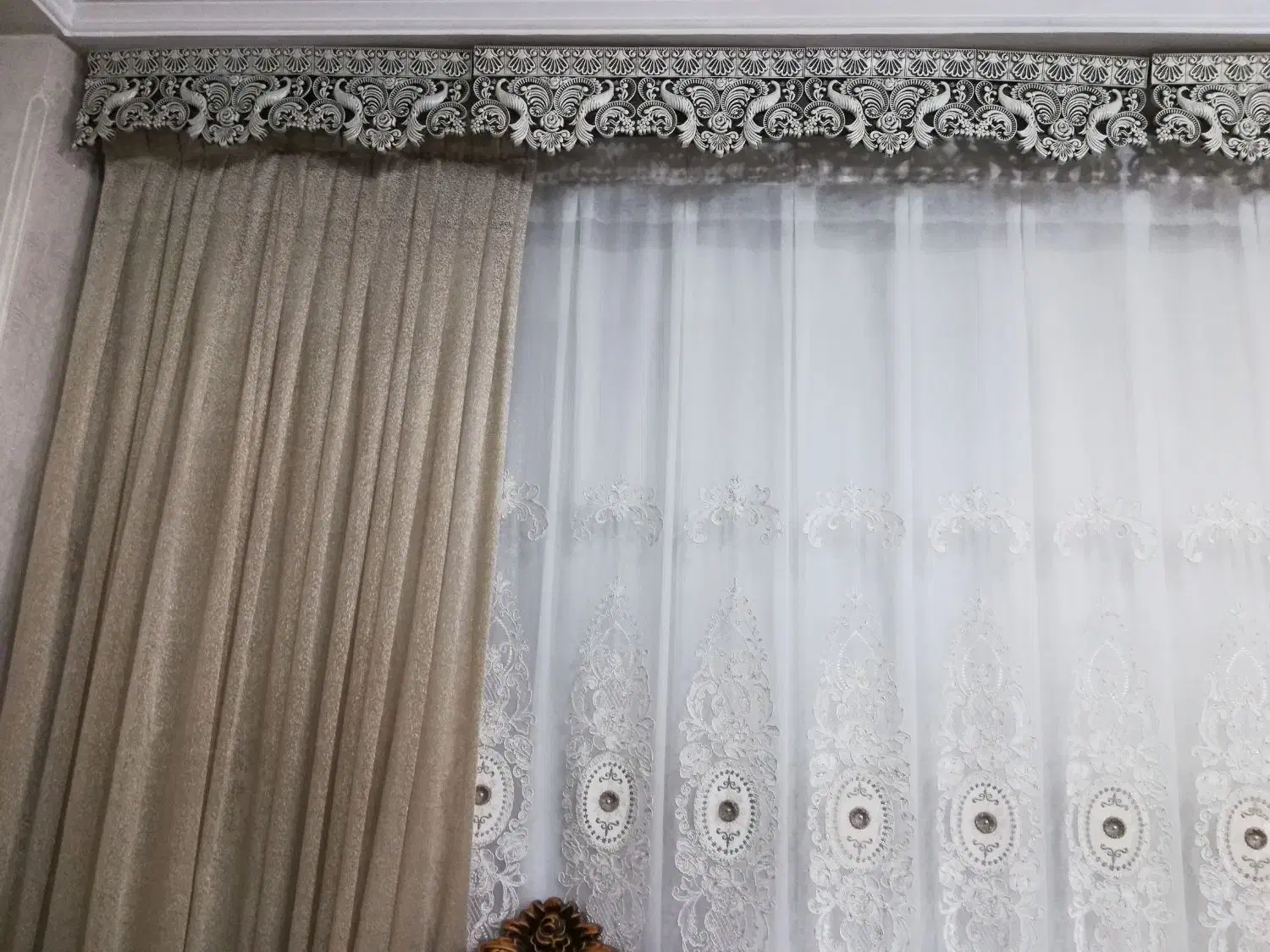 پرده و تاج پرده درحدنو|پرده، رانر، رومیزی|اسلامشهر, شهرک الهیه|دیوار