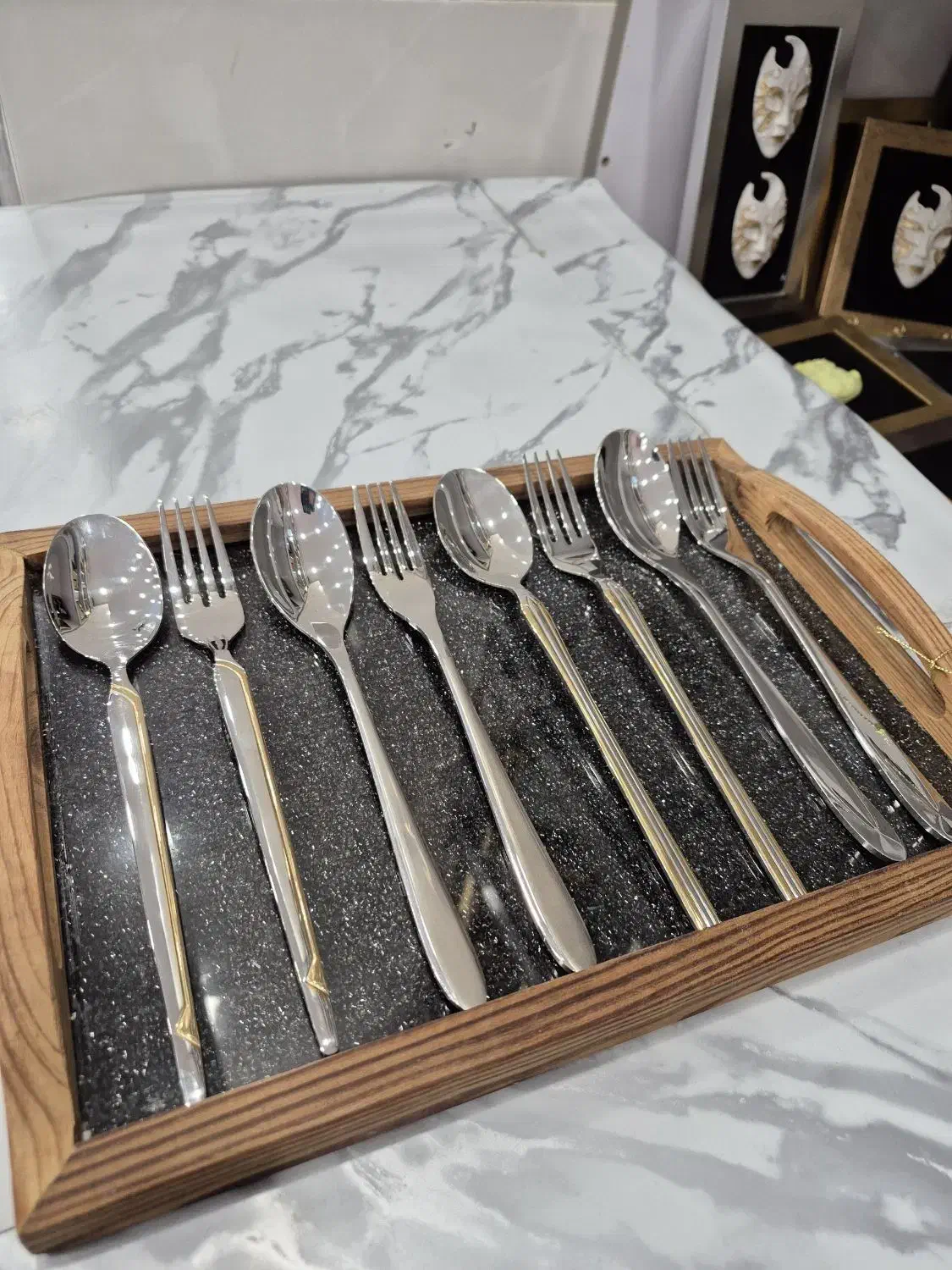 سرویس قاشق و چنگال یونیک|ظروف سرو و پذیرایی|شیراز, غدیر جنوبی|دیوار