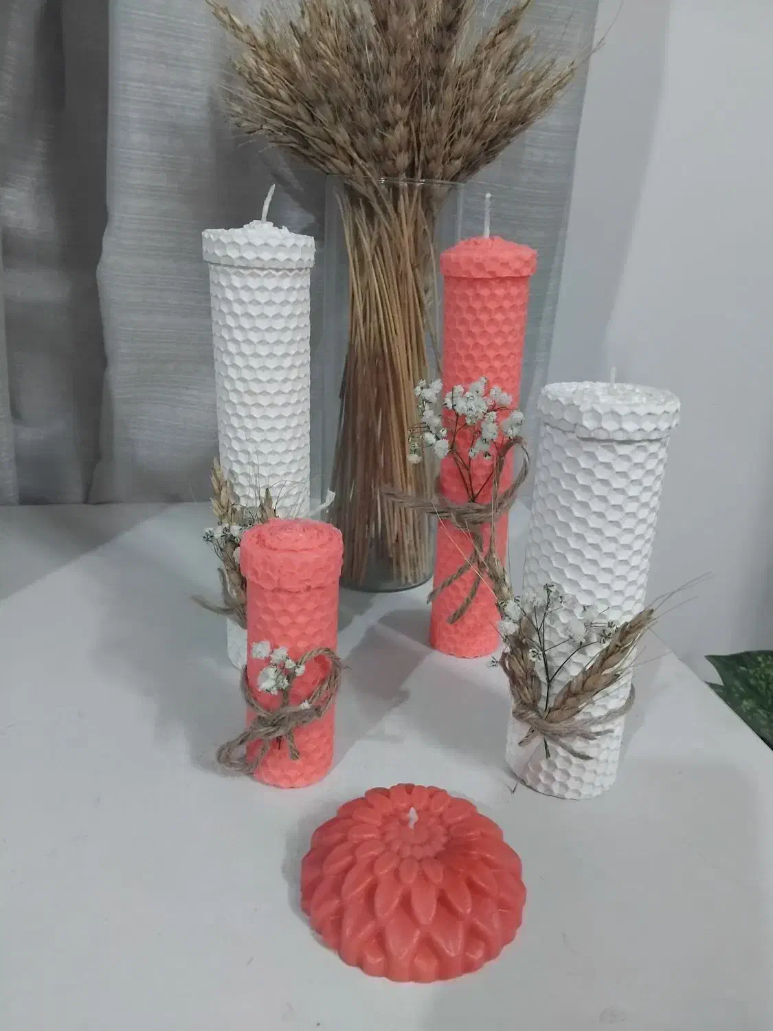 انواع شمع های دست ساز|صنایع دستی و سایر لوازم تزئینی|کازرون, |دیوار