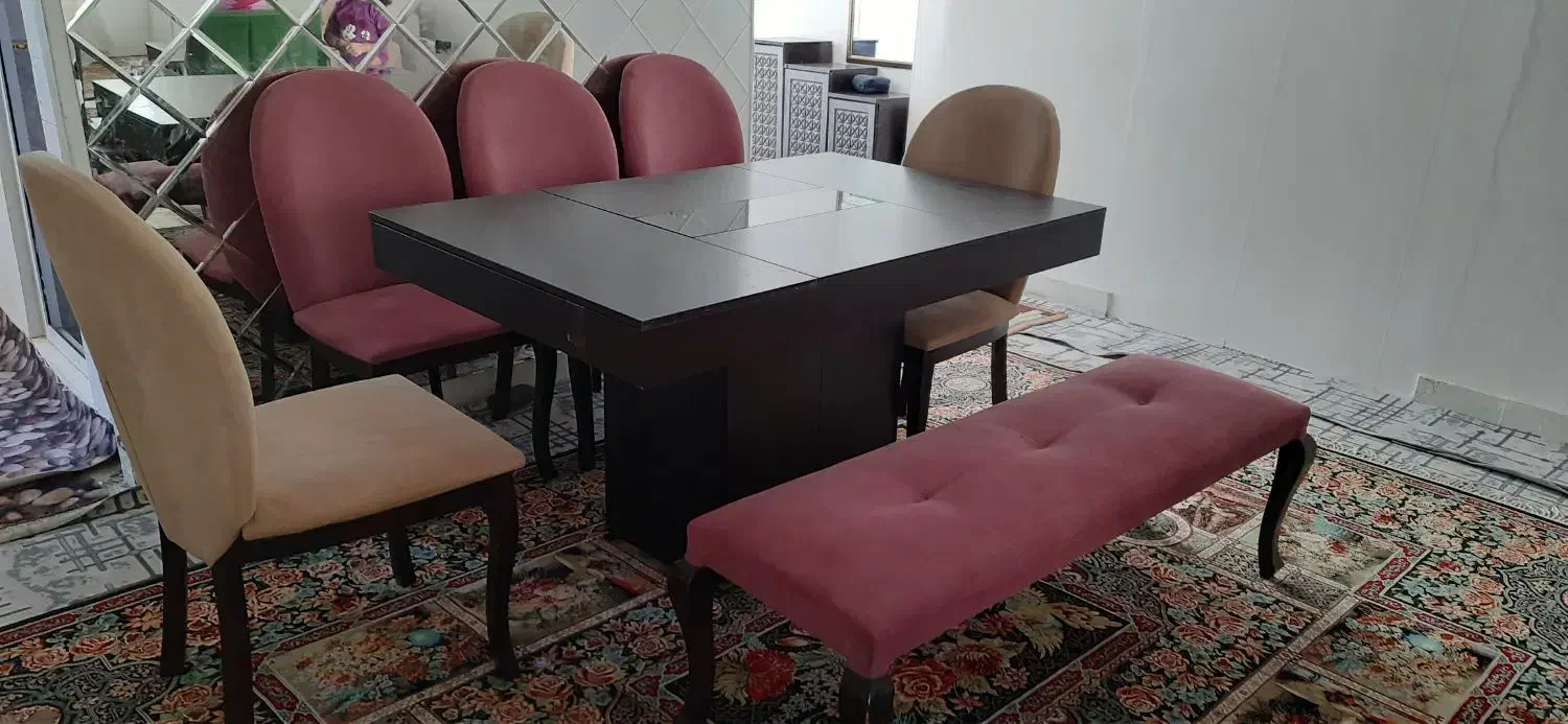 میز8نفره|میز و صندلی غذاخوری|نظرآباد, رسالت|دیوار
