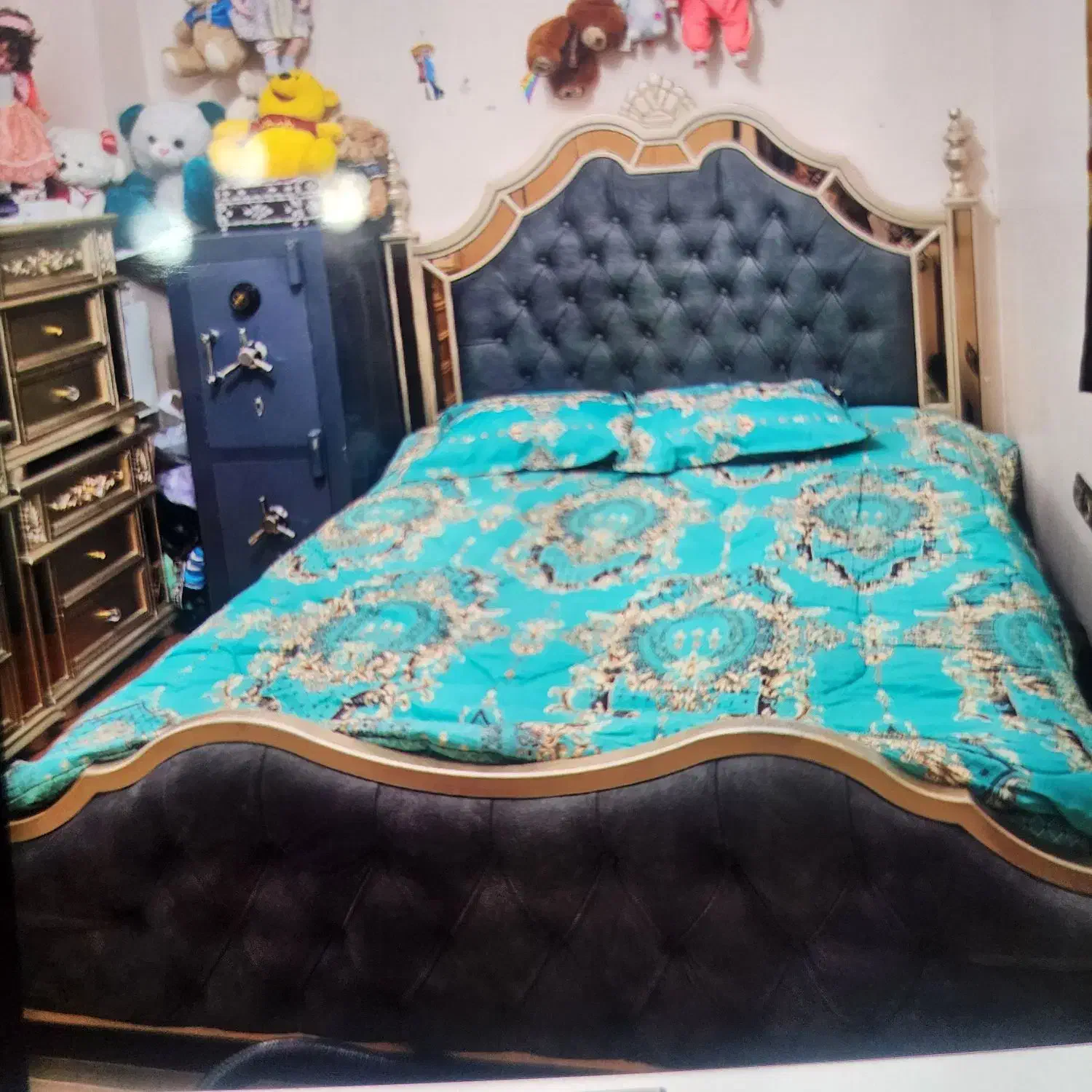 تخت ۲نفره|تخت و سرویس خواب|شاهین‌شهر, خانه کارگر|دیوار