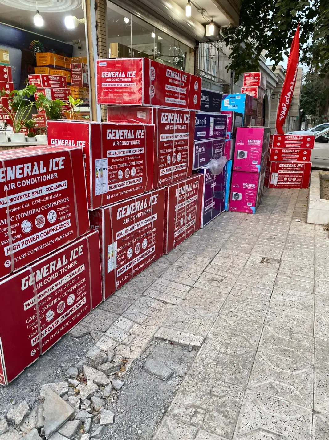 اسپیلت انواع برندها موجود زیرقیمت باکارانتی|کولر گازی و فن‌کوئل|مشهد, کوه سنگی|دیوار