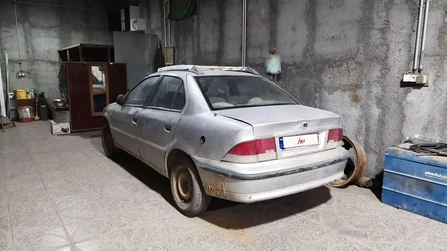 فروش سمند مدل 86 تصادفی(سوخته)|خودرو سواری و وانت|فرخشهر, |دیوار