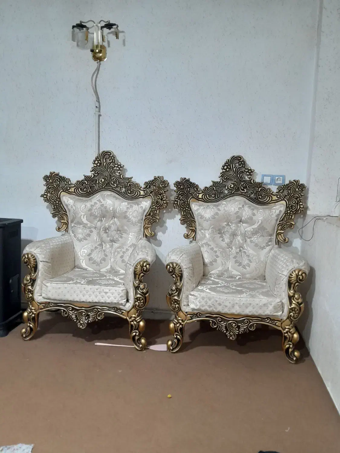 مبل سلطنتی|مبلمان خانگی و میز عسلی|خوی, |دیوار