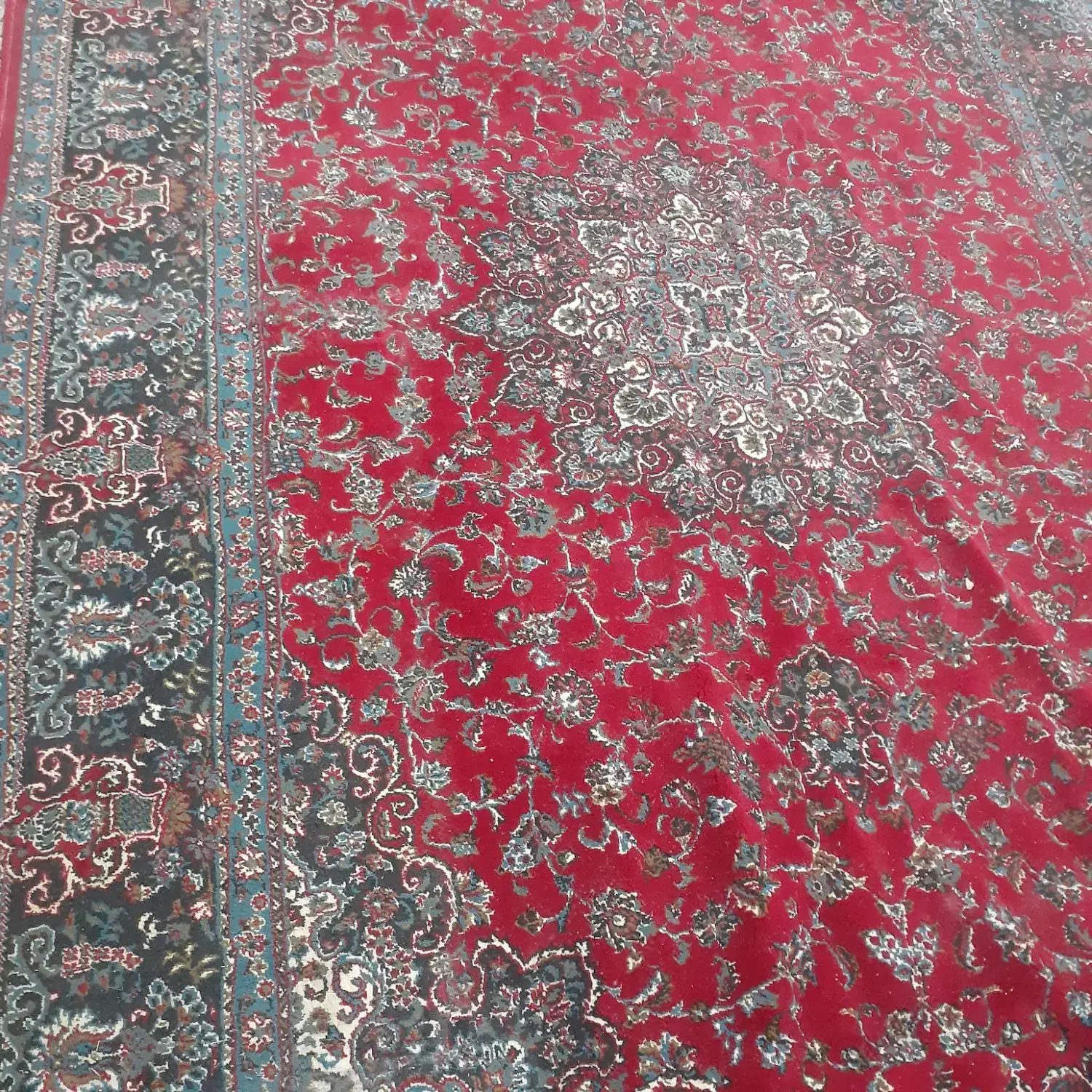 فرش ۶متری تمیز بدونه زدگی یا پارگی|فرش|کنگاور, |دیوار