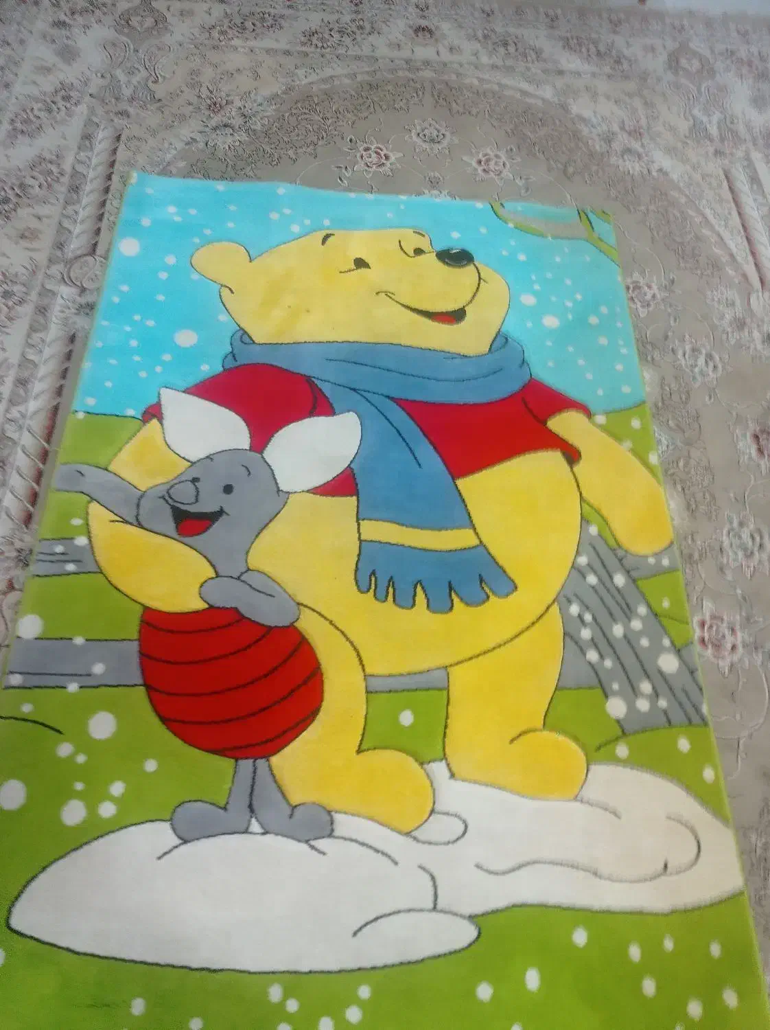 فرش 4 متری|فرش|سنگر, |دیوار