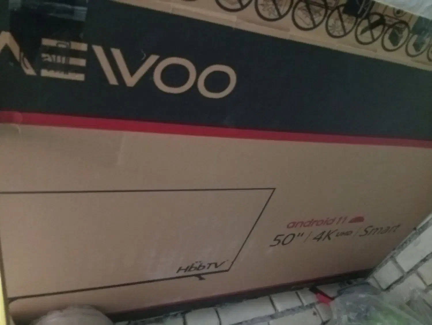 کارتن تلوزیون ۵۰اینچ دوو|تلویزیون و پروژکتور|مشهد, شهید شهریاری|دیوار