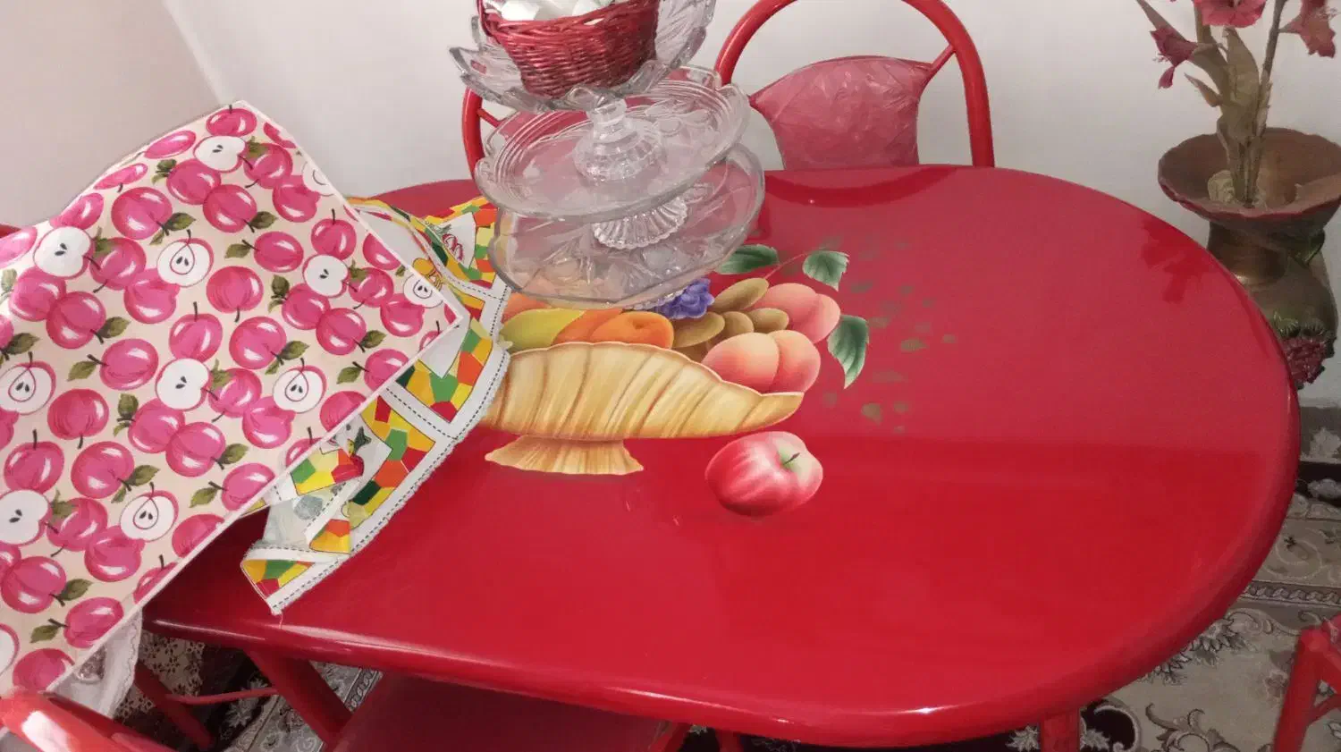 میز غذا خوری شیش نفره در حد نو بدون استفاده|میز و صندلی غذاخوری|اسدآباد, |دیوار