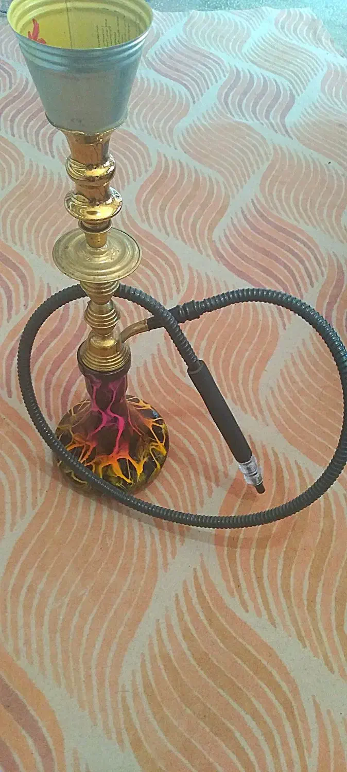 قلیان برنجی ۲ قپه ای|کلکسیون و سرگرمی|دره رود, |دیوار