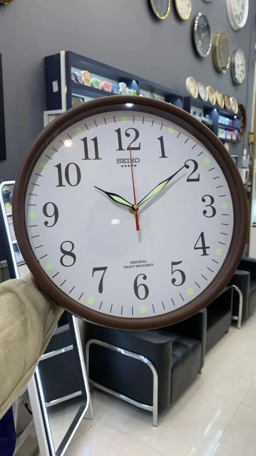 ساعت دیواری سیکو شبنما آرام گرد بیصدا SEIKO|ساعت دیواری و تزئینی|مشهد, الهیه|دیوار