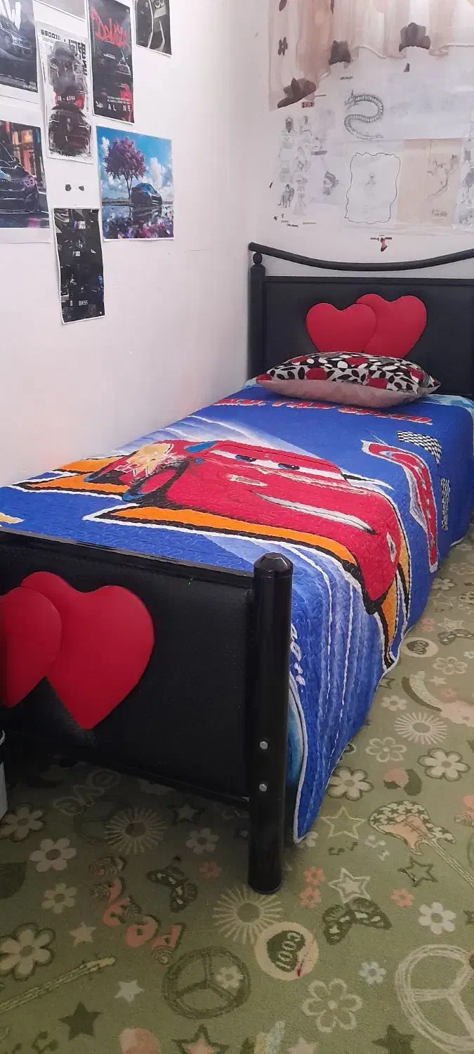 تخت خواب فلزی|تشک تختخواب|چوار, |دیوار